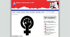 Desktop Screenshot of bergenkommunist.no